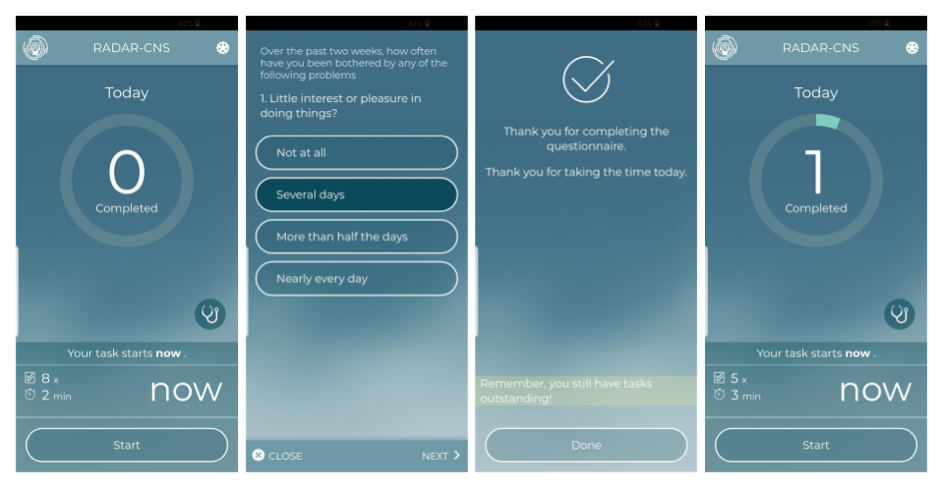 A RMT app features
