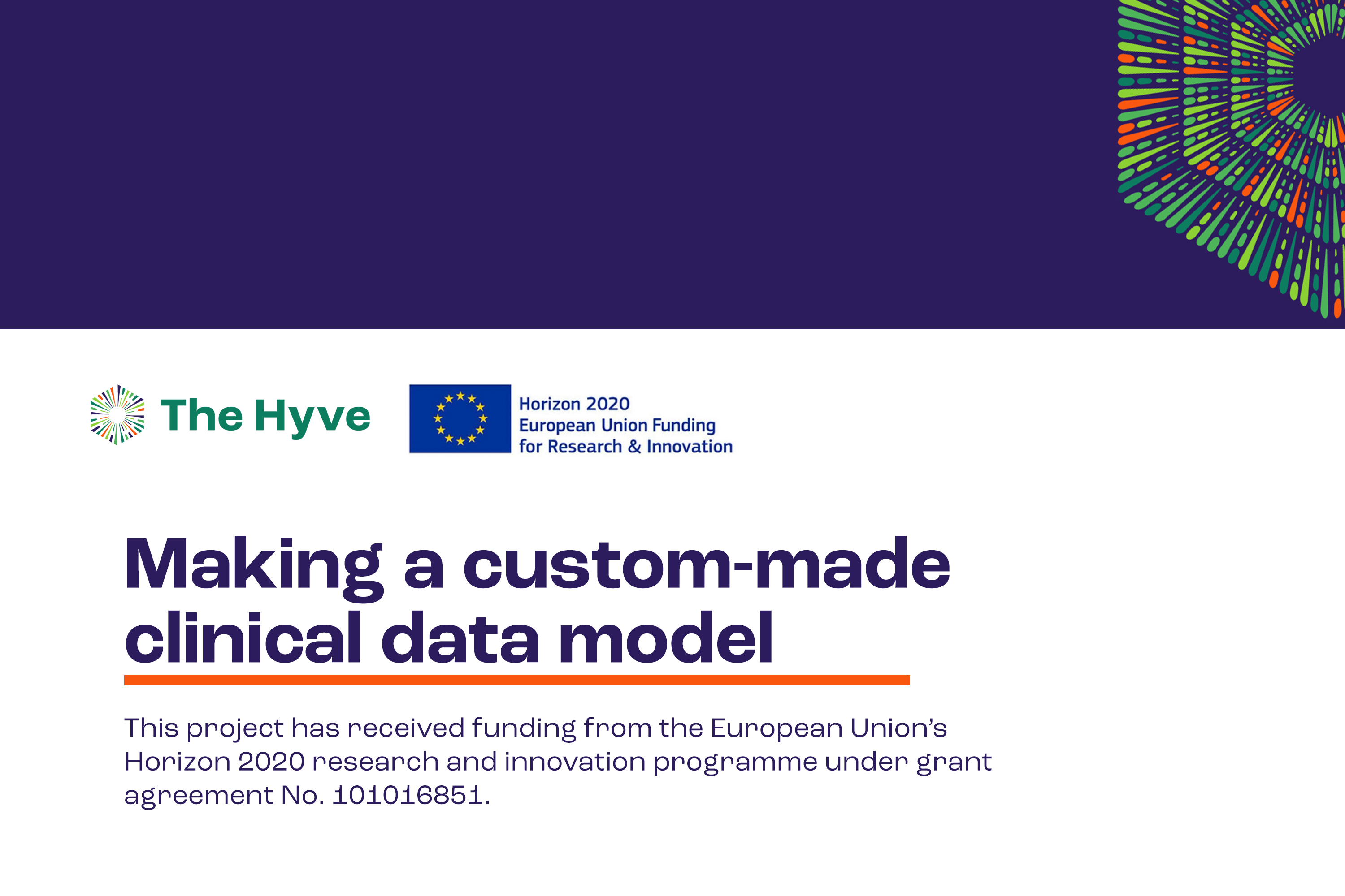 Making a custom made clinical data model